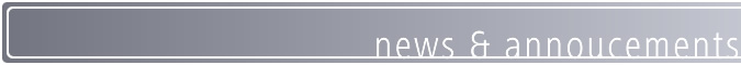 news & announcements